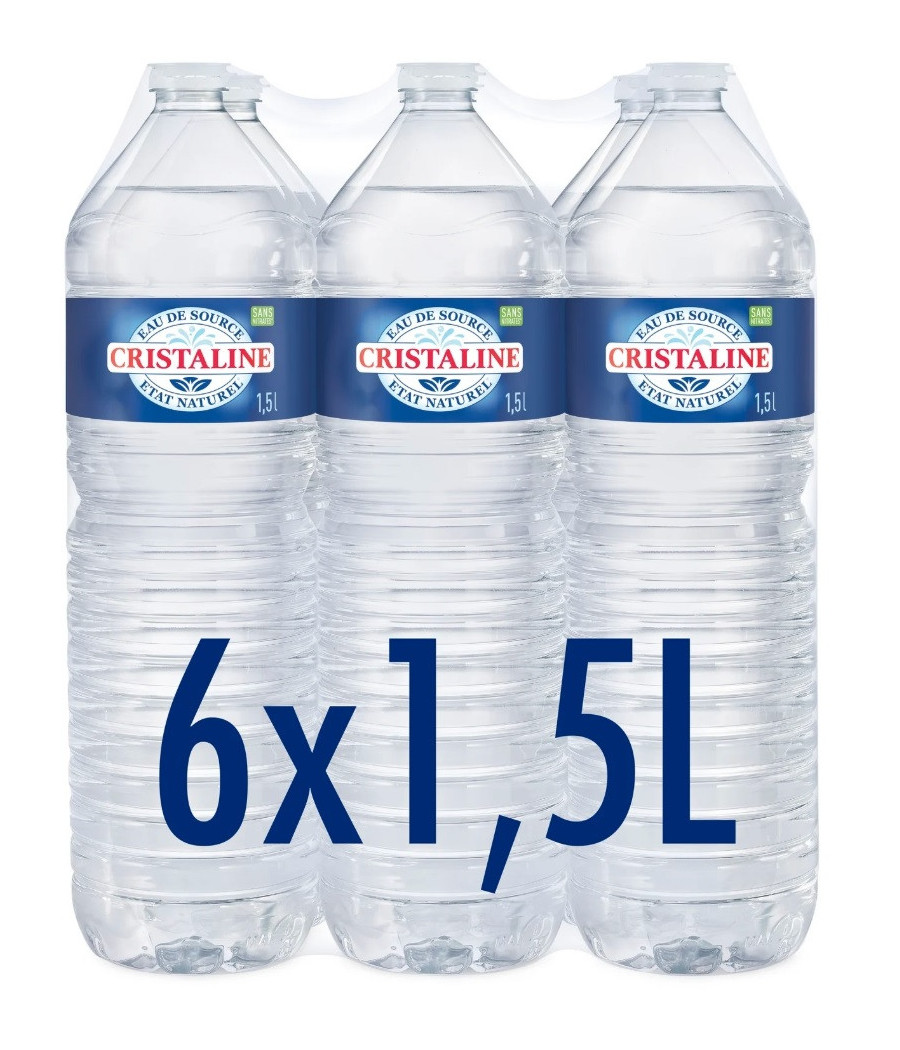 EAU DE SOURCE CRISTALINE 1.5L EAU DE SOURCE CRISTALINE 1.5L