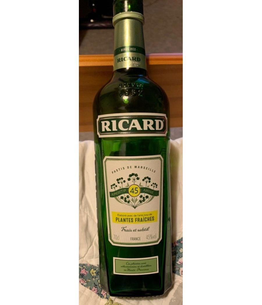 PASTIS RICARD AUX PLANTES FRAICHES 70 CL PASTIS RICARD AUX PLANTES FRAICHES 70 CL