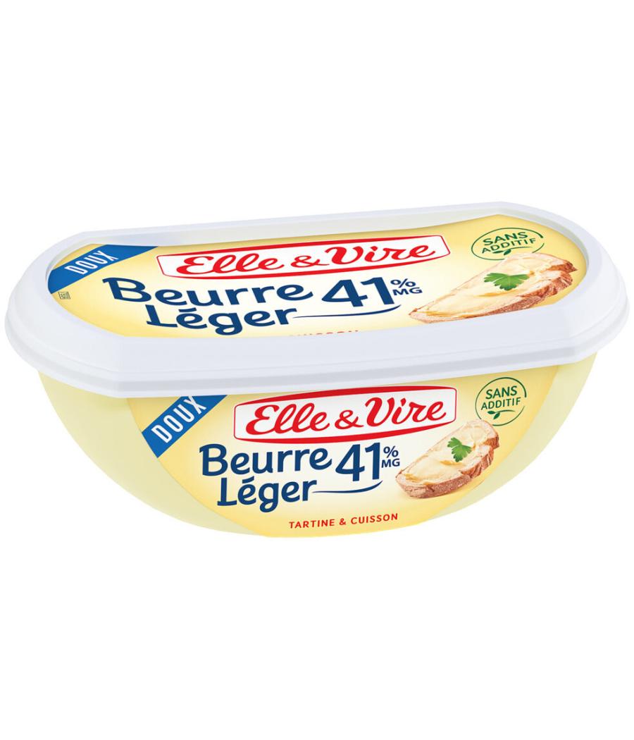 BEURRE DOUX LEGER 41%MG ELLE&VIRE 250G BEURRE DOUX LEGER 41%MG ELLE&VIRE 250G