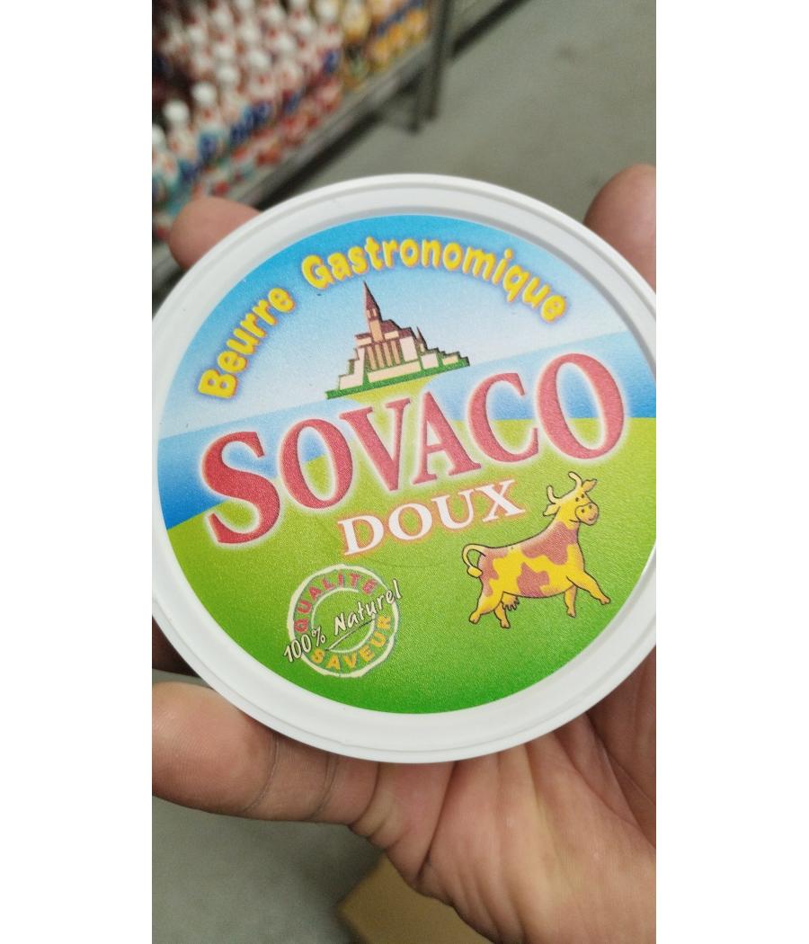 BEURRE GASTRONOMIQUE DOUX SOVACO 250G BEURRE GASTRONOMIQUE DOUX SOVACO 250G
