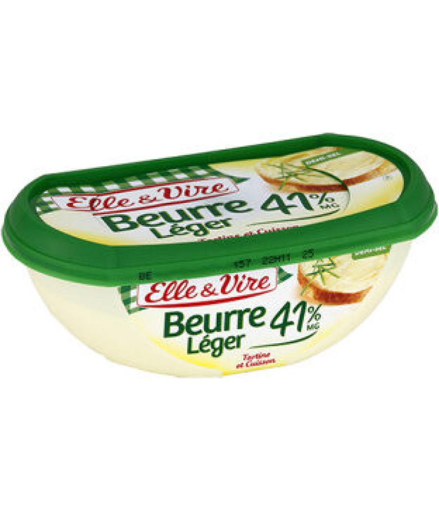 BEURRE DEMI-SEL LEGER 41% ELLE&VIRE 250G BEURRE DEMI-SEL LEGER 41% ELLE&VIRE 250G