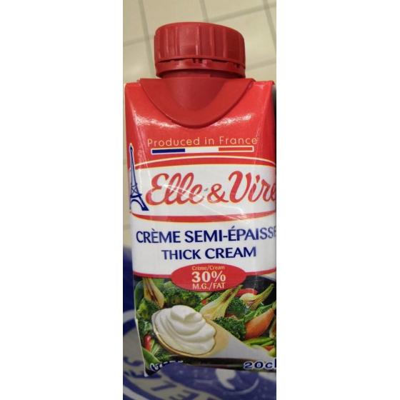 CREME SEMI EPAISSE ELLE&VIRE 20CL