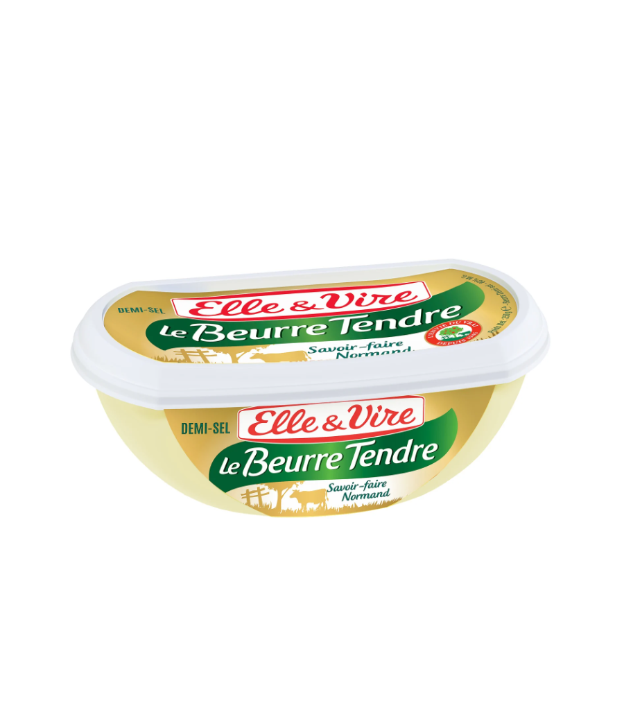 LE BEURRE TENDRE DEMI-SEL BARQUETTE 250 G LE BEURRE TENDRE DEMI-SEL BARQUETTE 250 G