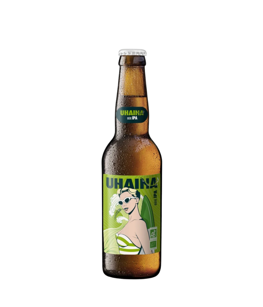 BIERE BLONDE BIO IPA UHAINA 33CL BIERE BLONDE BIO IPA UHAINA 33CL