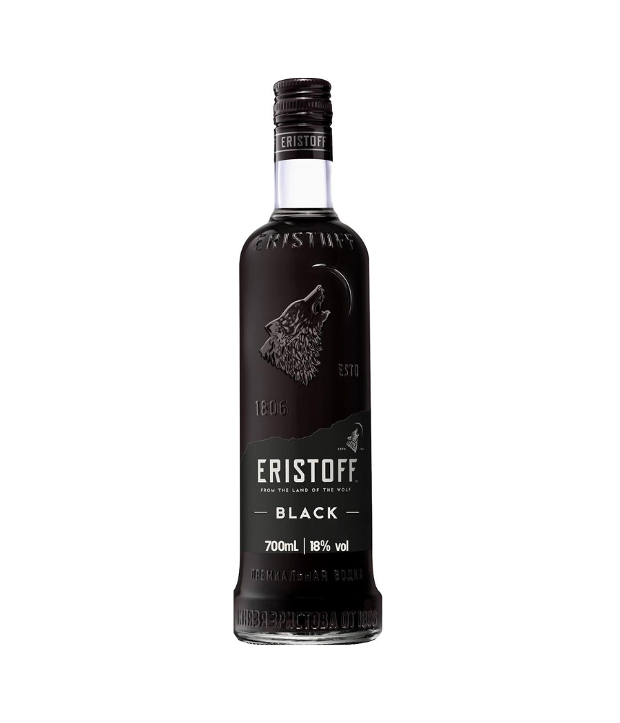 VODKA ERISTOFF BLACK 70CL VODKA ERISTOFF BLACK 70CL