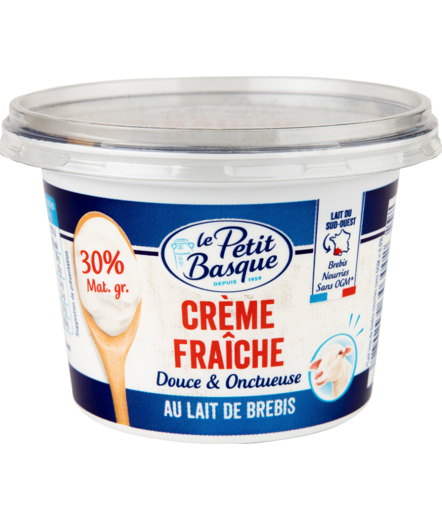 CREME FRAICHE EPAISSE LE PETIT BASQUE  400 G CREME FRAICHE EPAISSE LE PETIT BASQUE  400 G