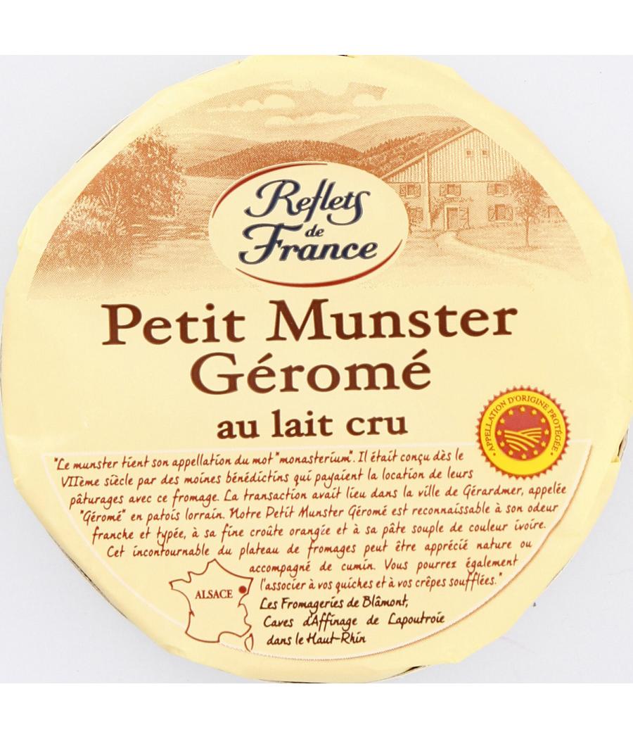 PETIT MUNSTER-GEROME AOP AU LAIT CRU 200G PETIT MUNSTER-GEROME AOP AU LAIT CRU 200G