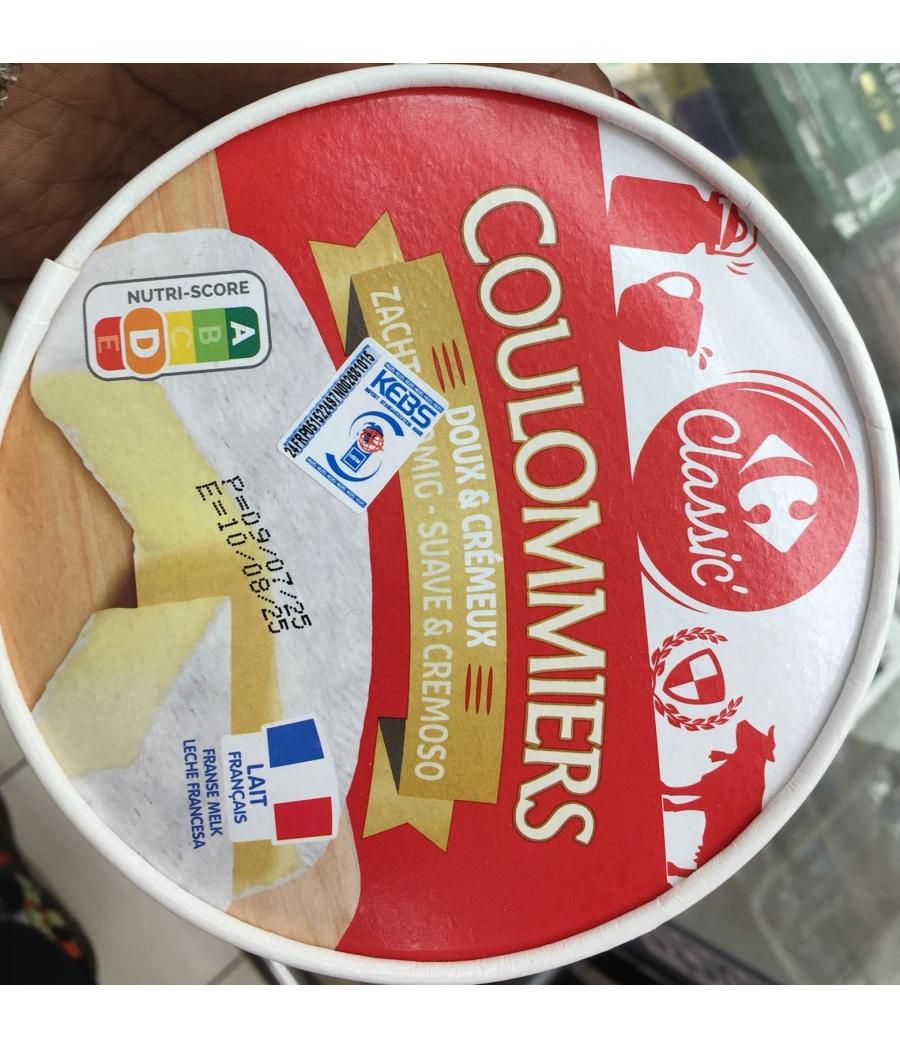 FROMAGE COULOMMIERS CARREFOUR 350G FROMAGE COULOMMIERS CARREFOUR 350G
