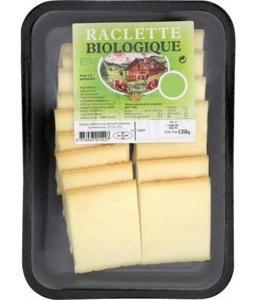 FROMAGE A RACLETTE BIOLOGIQUE 350G FROMAGE A RACLETTE BIOLOGIQUE 350G