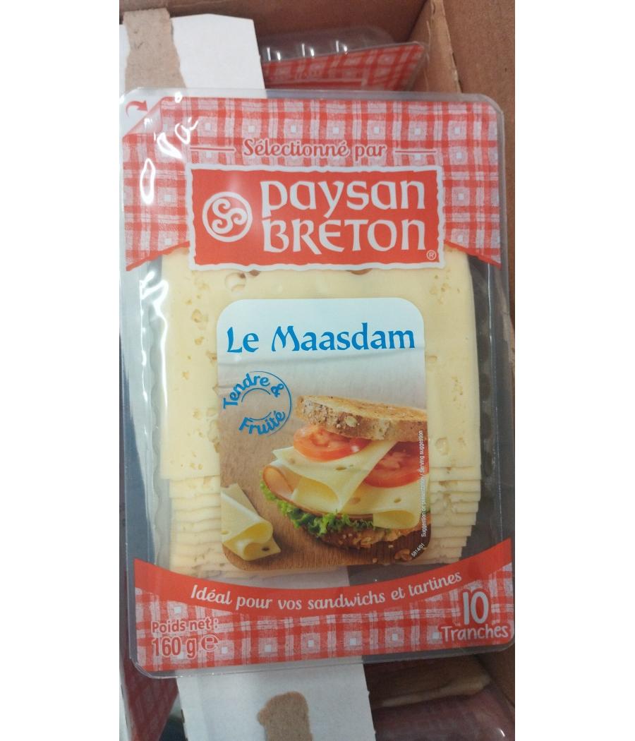 LE MAASDAM PAYSAN BRETON 160G LE MAASDAM PAYSAN BRETON 160G