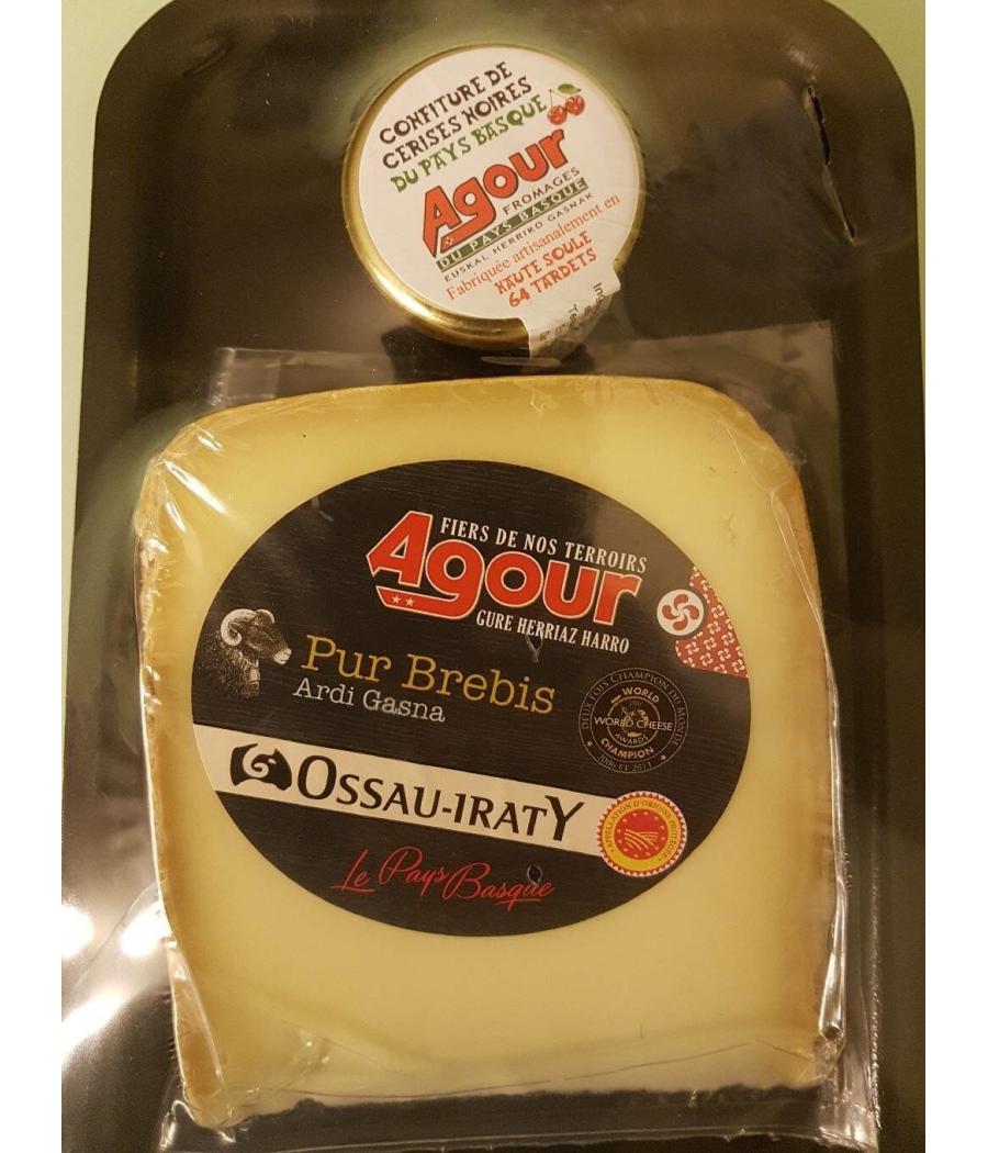FROMAGE PUR BREBIS OSSAU IRATY ET CONFITURE CERISE NOIRE 228G FROMAGE PUR BREBIS OSSAU IRATY ET CONFITURE CERISE NOIRE 228G