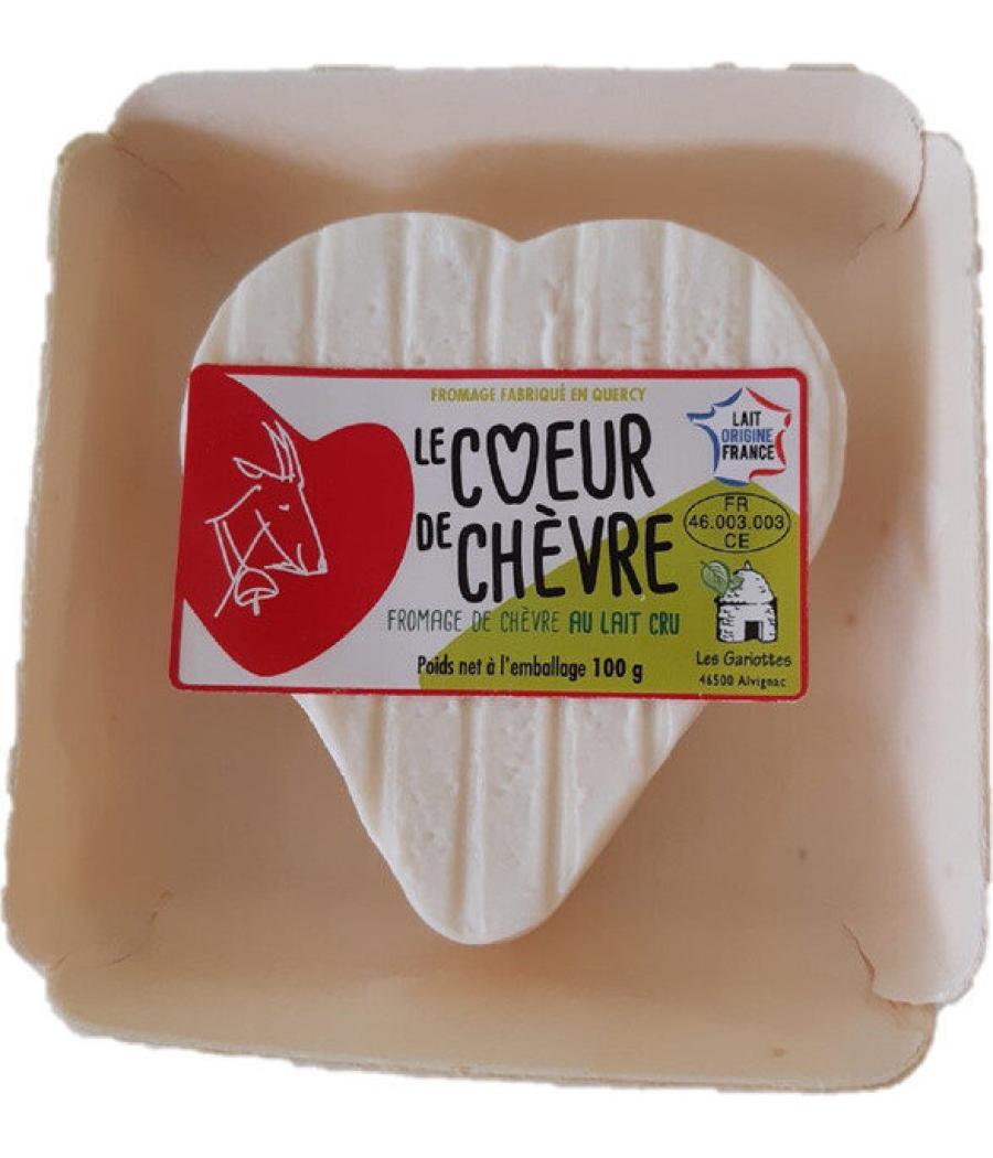 COEUR DE CHEVRE AU LAIT ENTIER BARQUETTE 100G COEUR DE CHEVRE AU LAIT ENTIER BARQUETTE 100G