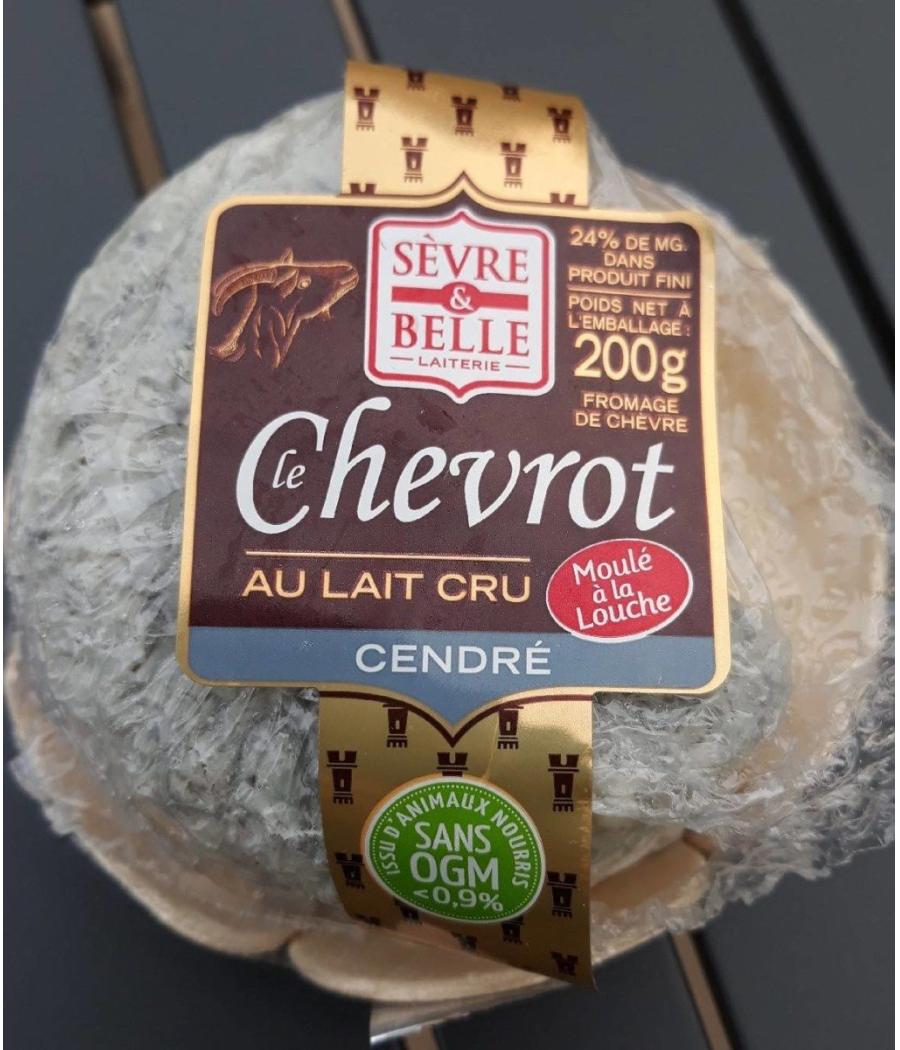 LE CHEVROT AU LAIT CRU CENDRE 200 G LE CHEVROT AU LAIT CRU CENDRE 200 G