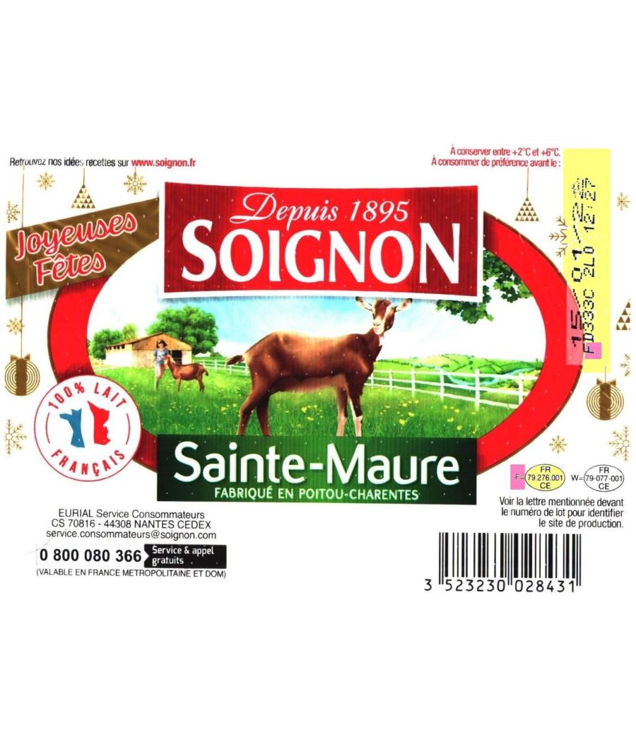 LA BUCHE SAINTE-MAURE SOIGNON 200G LA BUCHE SAINTE-MAURE SOIGNON 200G