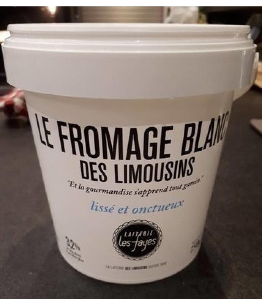LE FROMAGE BLANC DES LIMOUSINS 750 G LE FROMAGE BLANC DES LIMOUSINS 750 G