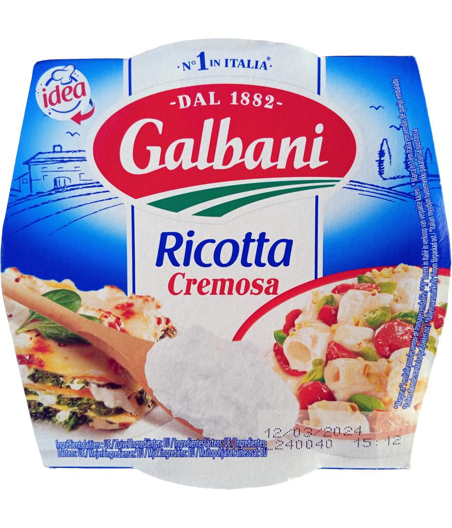 RICOTTA CREMOSA 250 G RICOTTA CREMOSA 250 G
