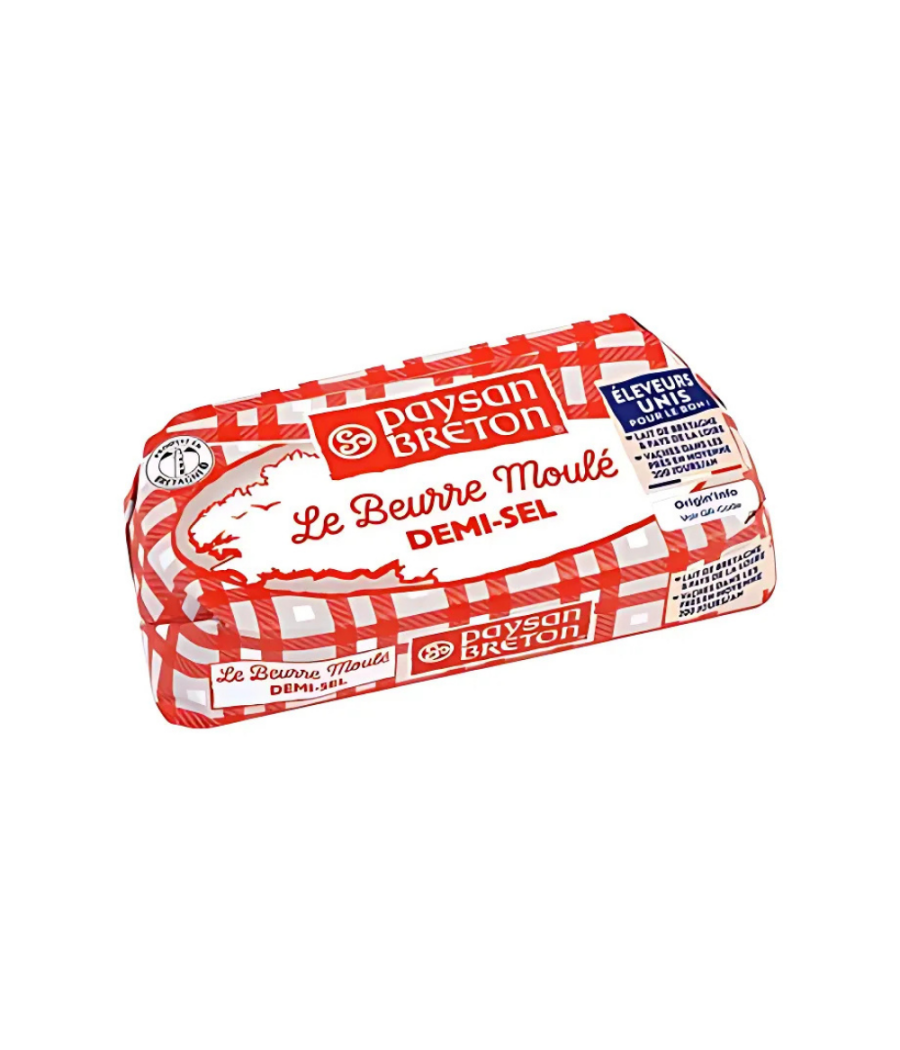BEURRE MOULE DEMI SEL PAYSAN BRETON 125G BEURRE MOULE DEMI SEL PAYSAN BRETON 125G