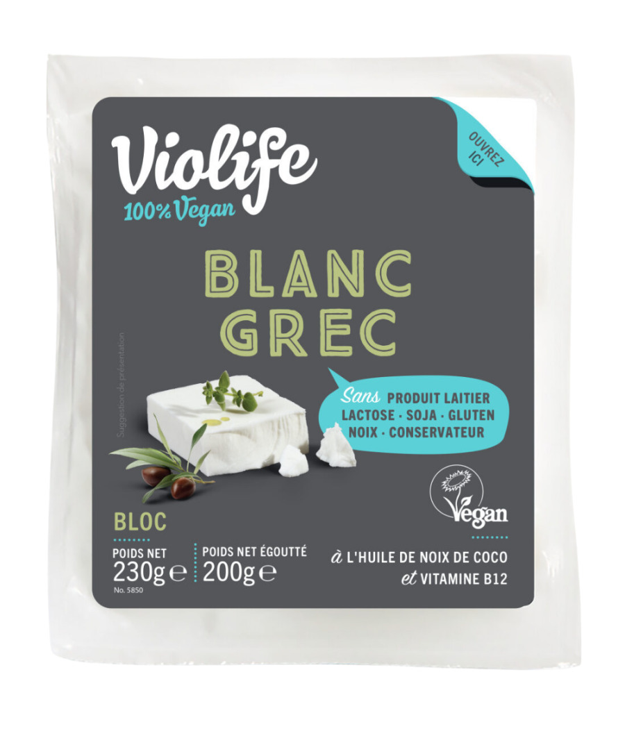 BLOC BLANC GREC VIOLIFE 230G BLOC BLANC GREC VIOLIFE 230G