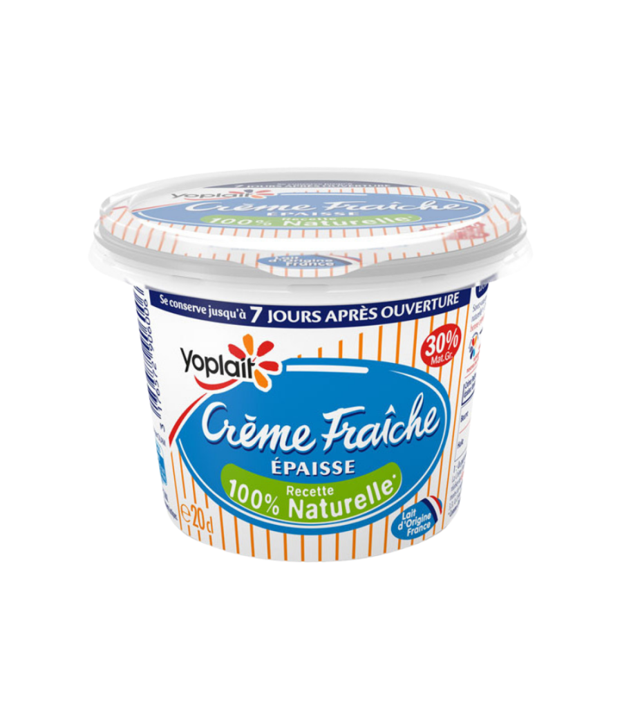 CREME FRAICHE EPAISSE 30%MG YOPLAIT 20CL CREME FRAICHE EPAISSE 30%MG YOPLAIT 20CL