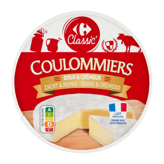 FROMAGE COULOMMIERS CARREFOUR 350G