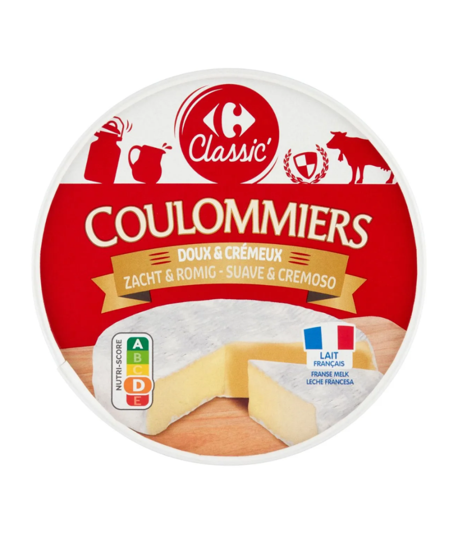 FROMAGE COULOMMIERS CARREFOUR 350G FROMAGE COULOMMIERS CARREFOUR 350G