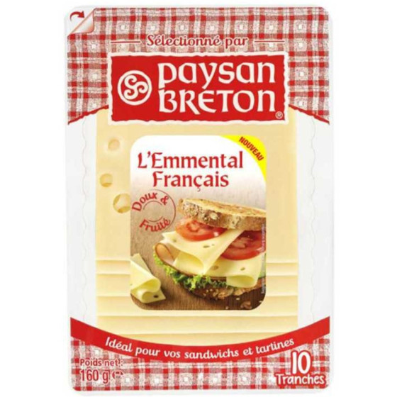 L'EMMENTAL FRANCAIS PAYSAN BRETON 160G