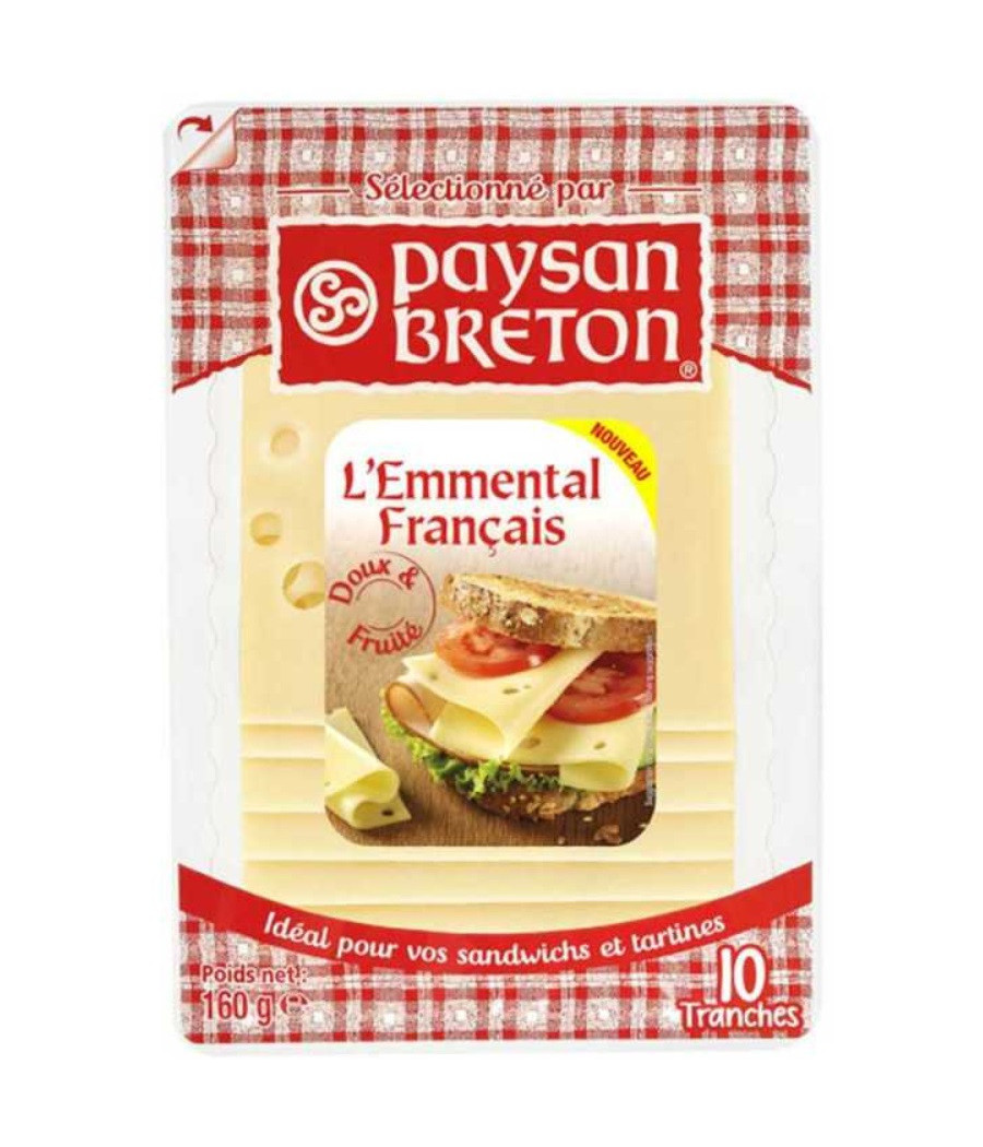 L'EMMENTAL FRANCAIS PAYSAN BRETON 160G L'EMMENTAL FRANCAIS PAYSAN BRETON 160G