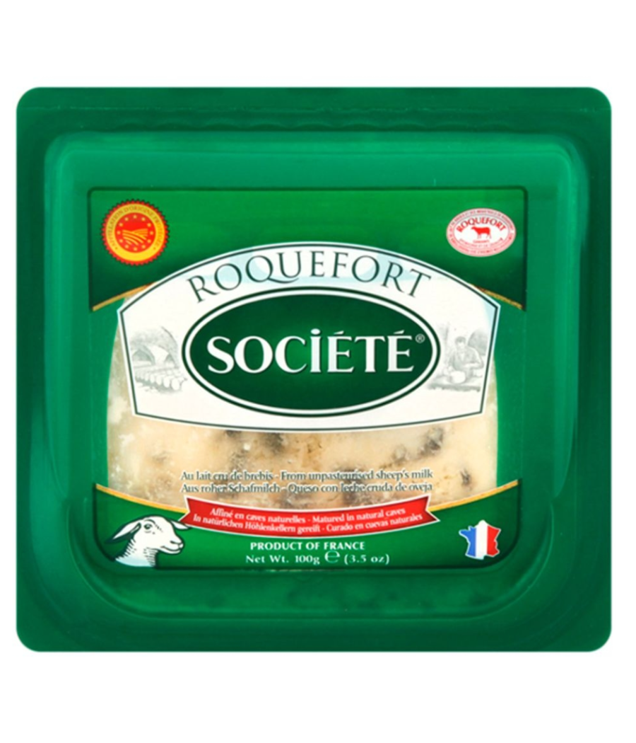 QUESO ROQUEFORT SOCIETE  100 G QUESO ROQUEFORT SOCIETE  100 G
