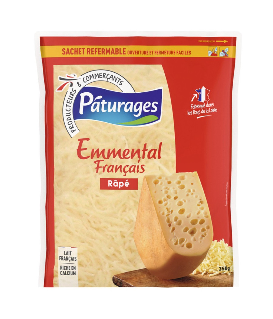 EMMENTAL FRANCAIS RAPE PATURAGES 350G EMMENTAL FRANCAIS RAPE PATURAGES 350G