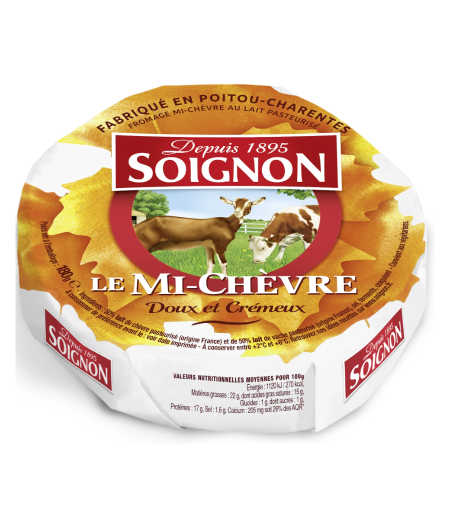 LE MI-CHEVRE SOIGNON 180G