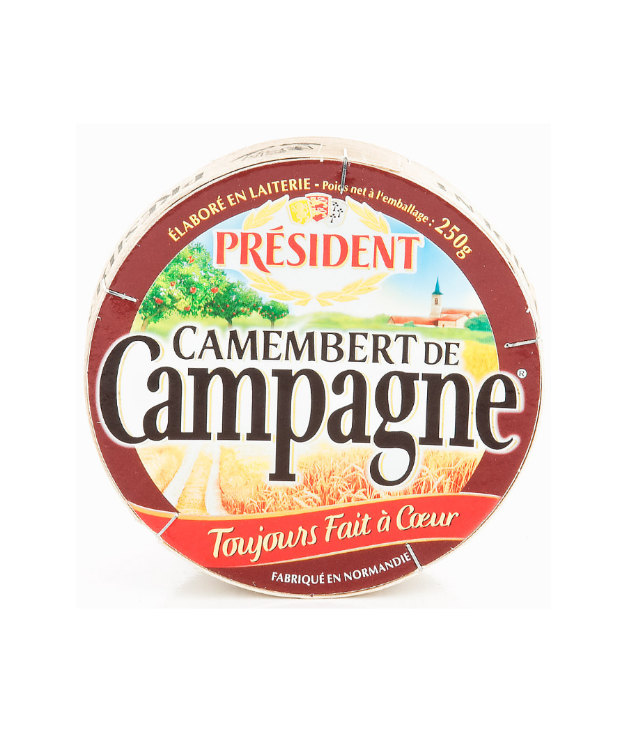 CAMEMBERT DE  CAMPAGNE  PRESIDENT 250 G CAMEMBERT DE  CAMPAGNE  PRESIDENT 250 G