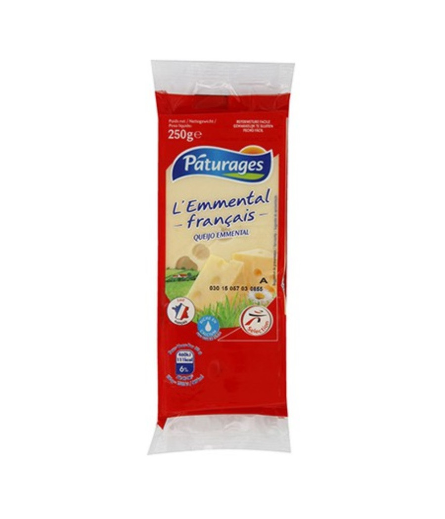 EMMENTAL FRANCAIS PATURAGES 250G EMMENTAL FRANCAIS PATURAGES 250G