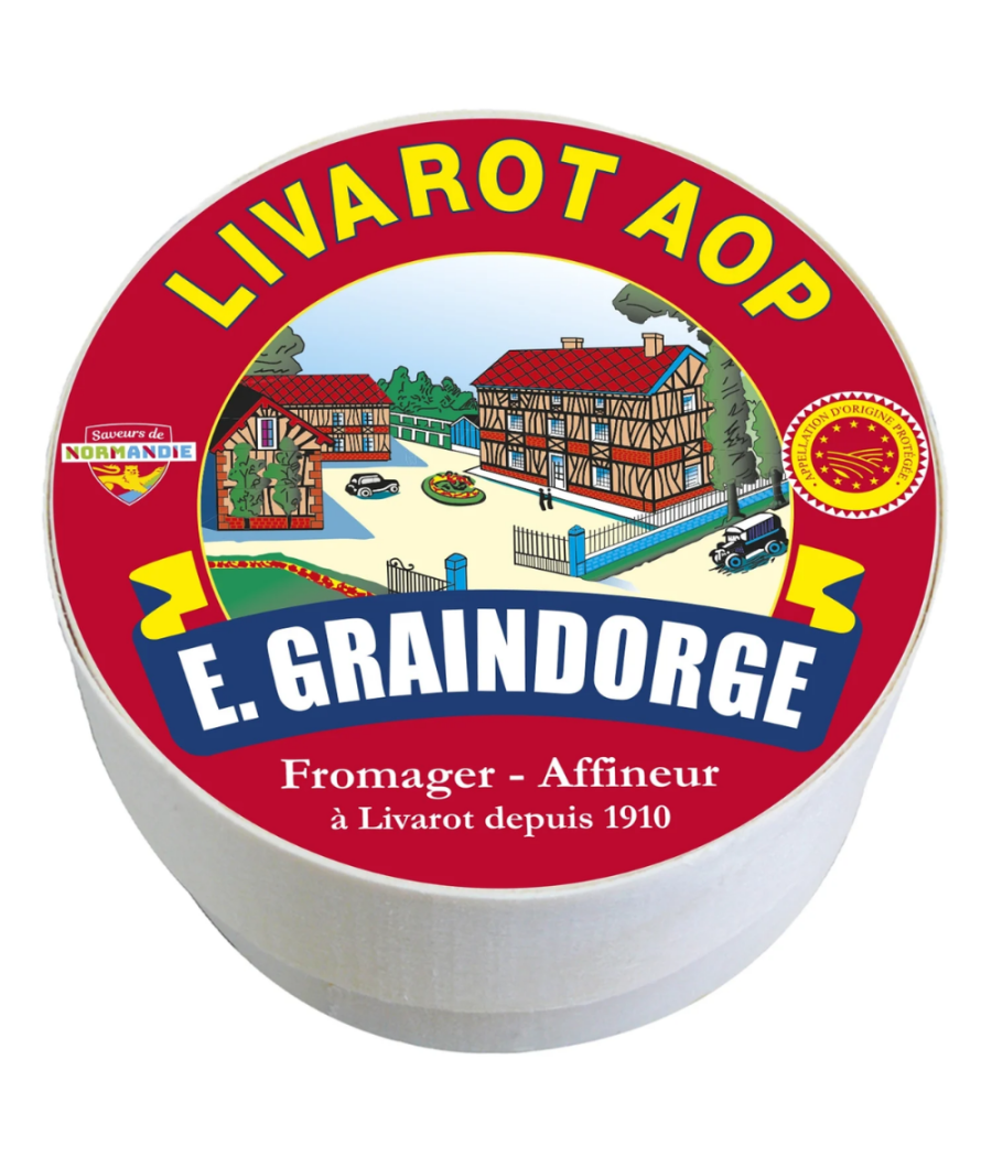 FROMAGE LIVAROT AOP GRAINDORGE 250G FROMAGE LIVAROT AOP GRAINDORGE 250G