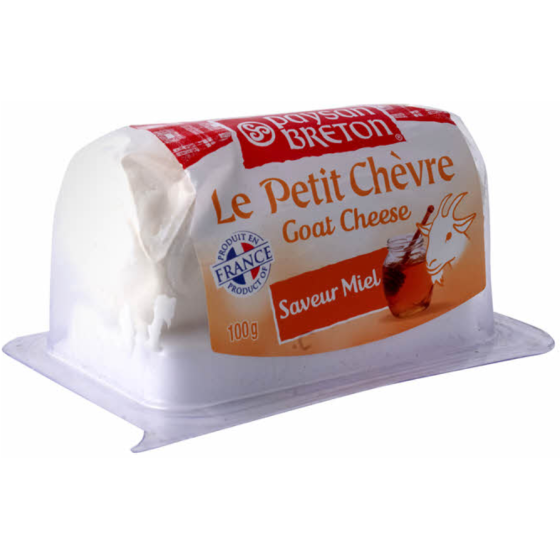 LE PETIT CHEVRE GOAT CHEESE SAVEUR MIEL PAYSAN BRETON 100G