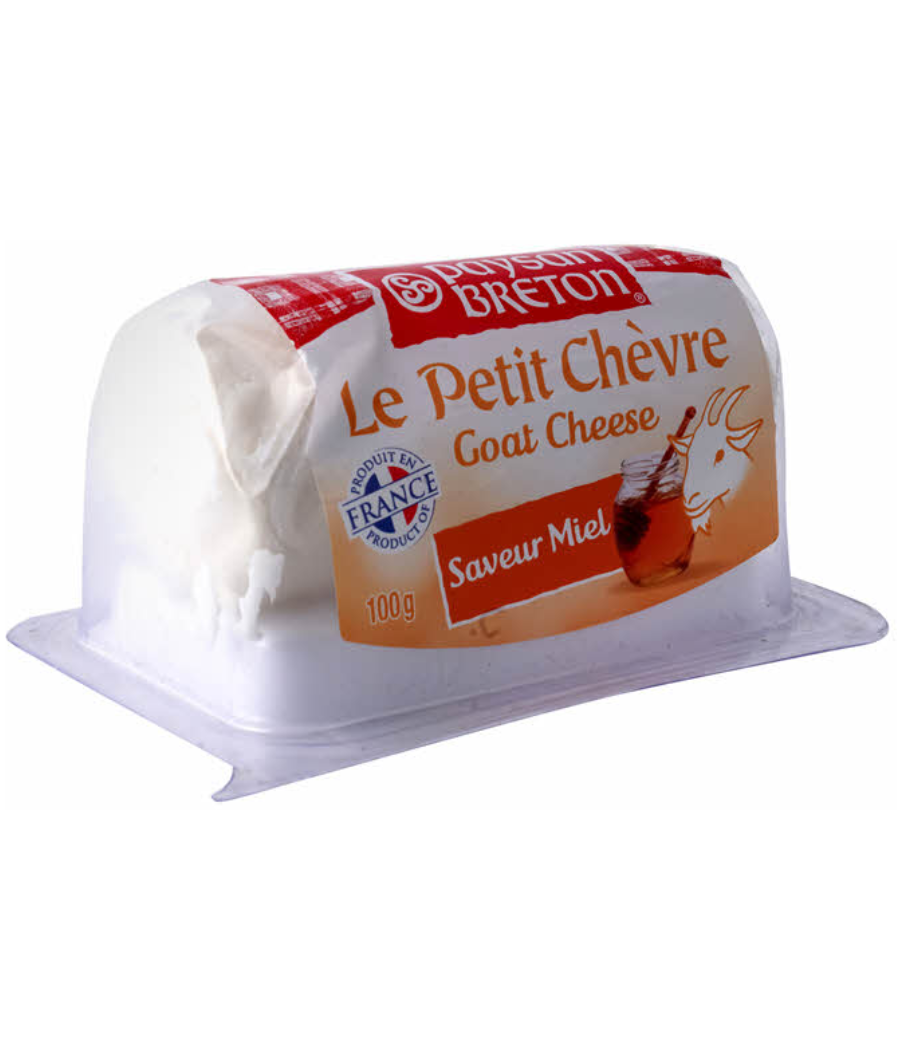 LE PETIT CHEVRE GOAT CHEESE SAVEUR MIEL PAYSAN BRETON 100G