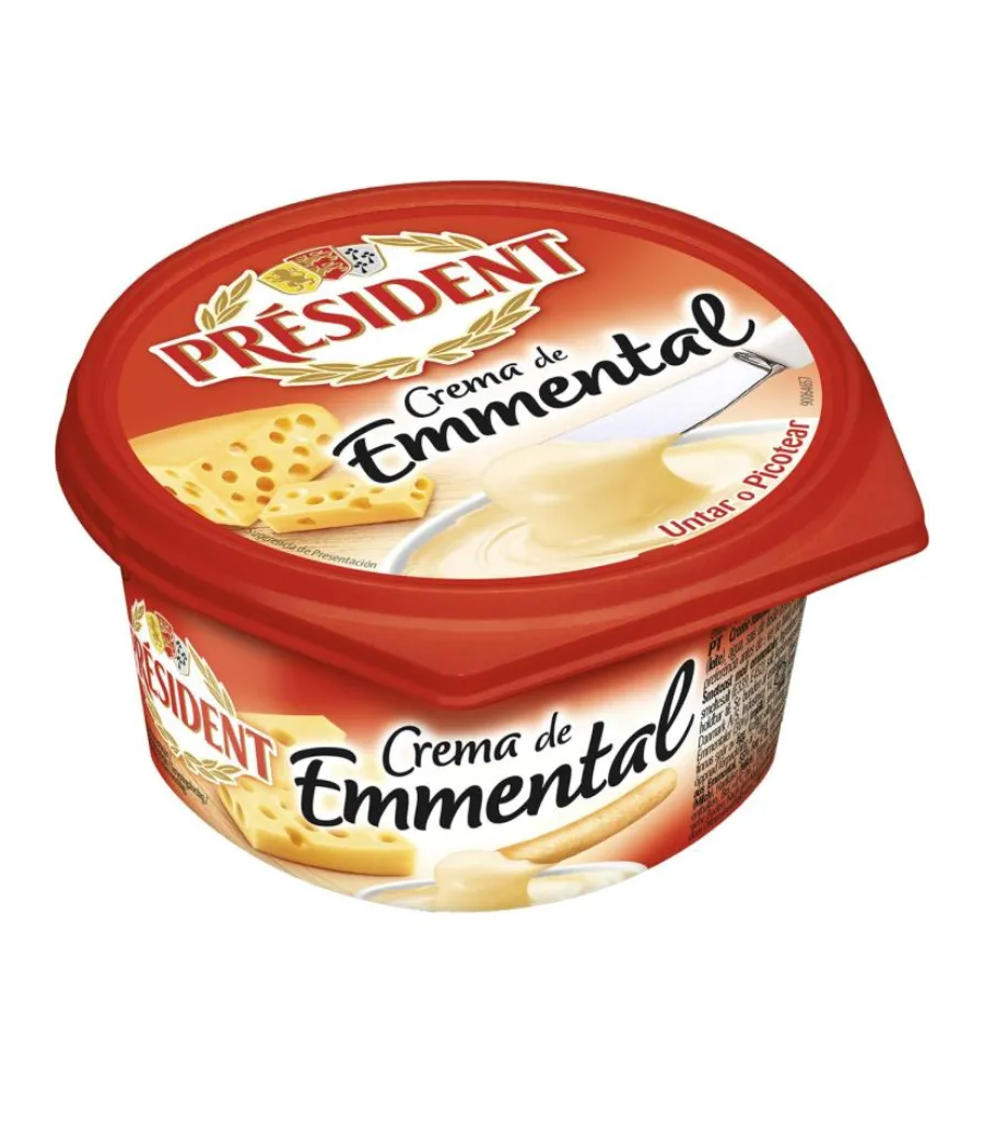 CREME D'EMMENTAL  PRESIDENT 125GR CREME D'EMMENTAL  PRESIDENT 125GR