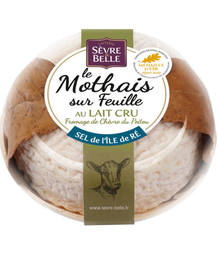 LE MOTHAIS SUR FEUILLE AU LAIT CRU SEVRE & BELLE 150 G