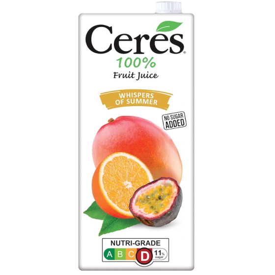 JUS DE FRUITS CERES MULTI-FRUITS  JUICE WHISPERS OF SUMMER 1L