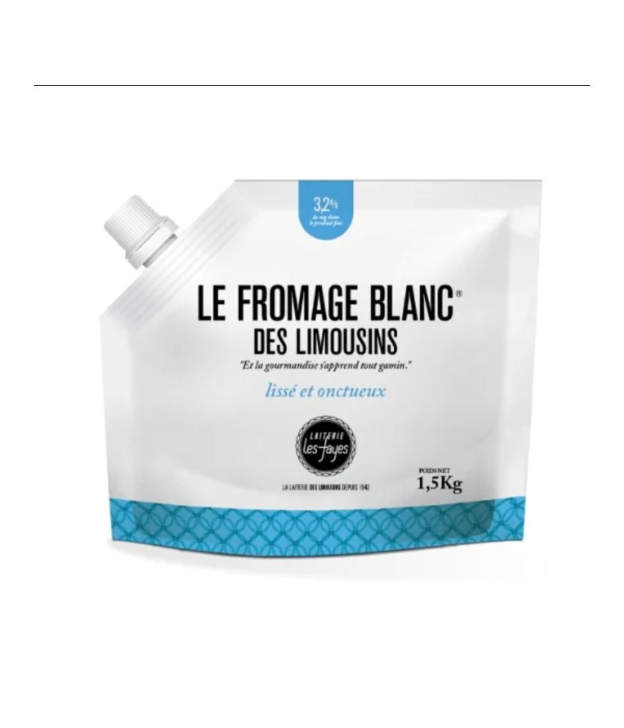 LE FROMAGE BLANC DES LIMOUSINS 1.50 KG LE FROMAGE BLANC DES LIMOUSINS 1.50 KG
