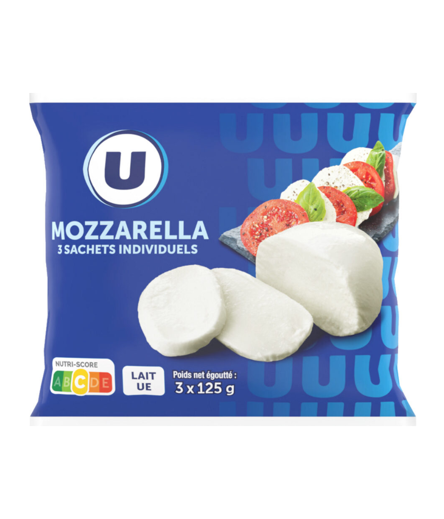 MOZZARELLA U  375 G MOZZARELLA U  375 G
