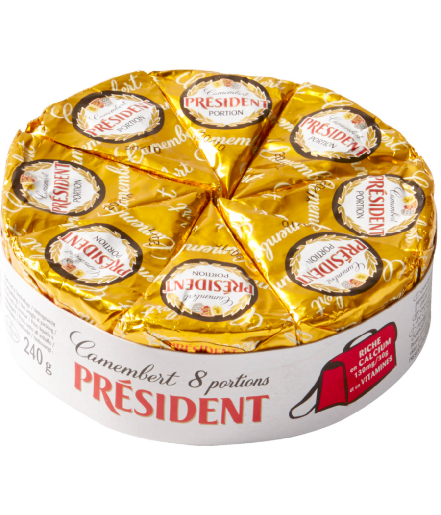 CAMEMBERT PRESIDENT 8 X 32G CAMEMBERT PRESIDENT 8 X 32G