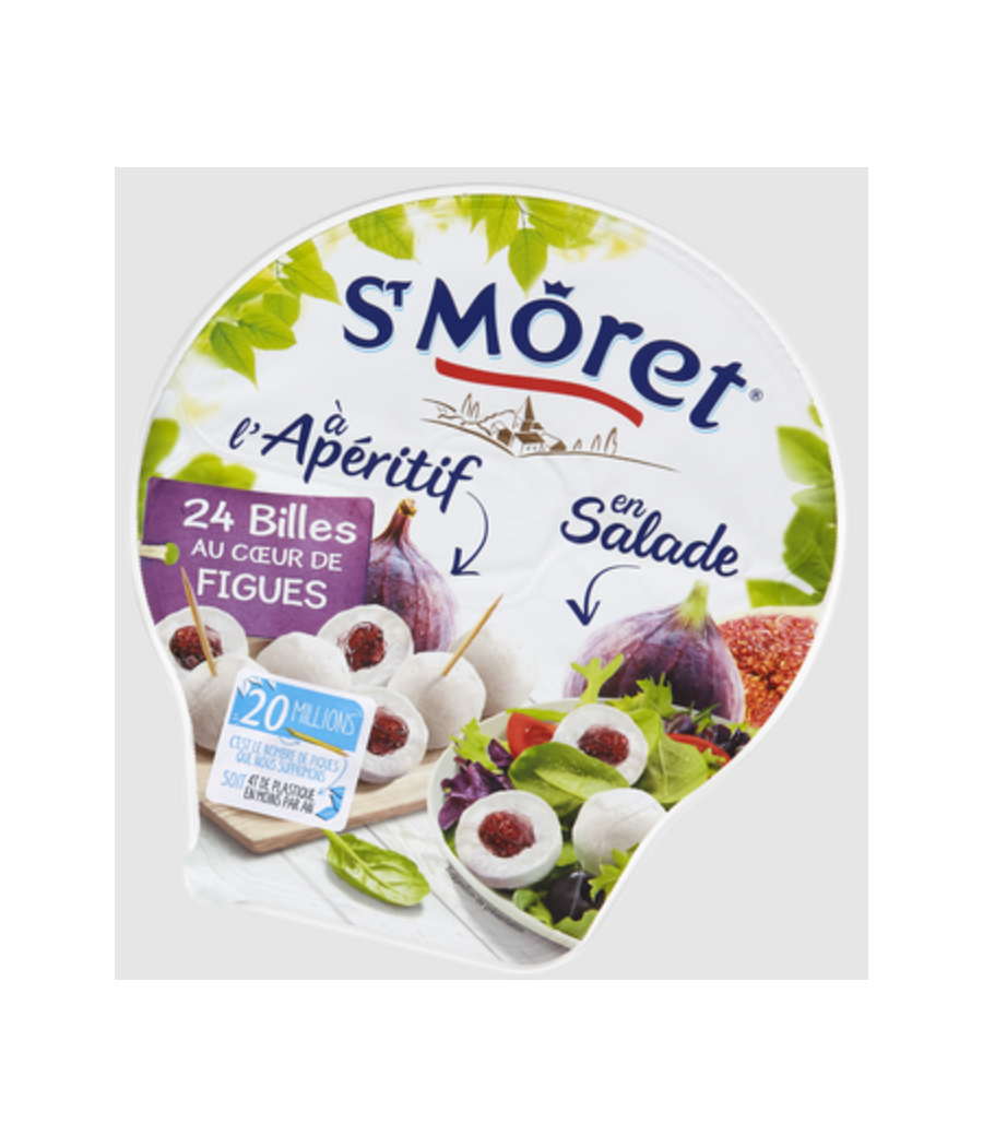 FROMAGE SAVENCIA ST MORET BILLES APERITIF AU COEUR DE FIGUES 100G FROMAGE SAVENCIA ST MORET BILLES APERITIF AU COEUR DE FIGUES 100G