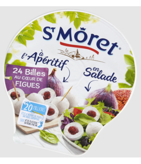 FROMAGE SAVENCIA ST MORET BILLES APERITIF AU COEUR DE FIGUES 100G