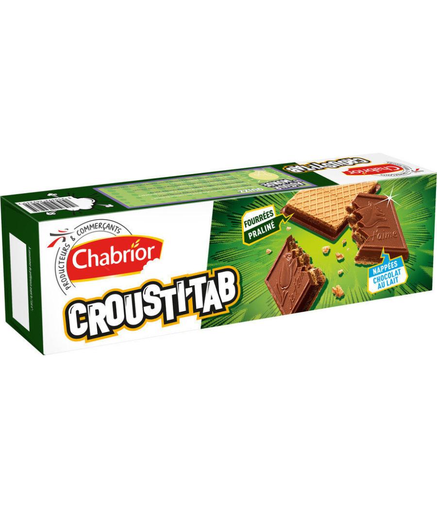 BISCUITS CROUSTI-TAB FOURREES PRALINE  CHABRIOR 175G BISCUITS CROUSTI-TAB FOURREES PRALINE  CHABRIOR 175G