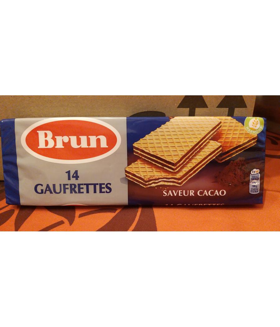 14 GAUFRETTES SAVEUR CACAO 146 G ℮ 14 GAUFRETTES SAVEUR CACAO 146 G ℮
