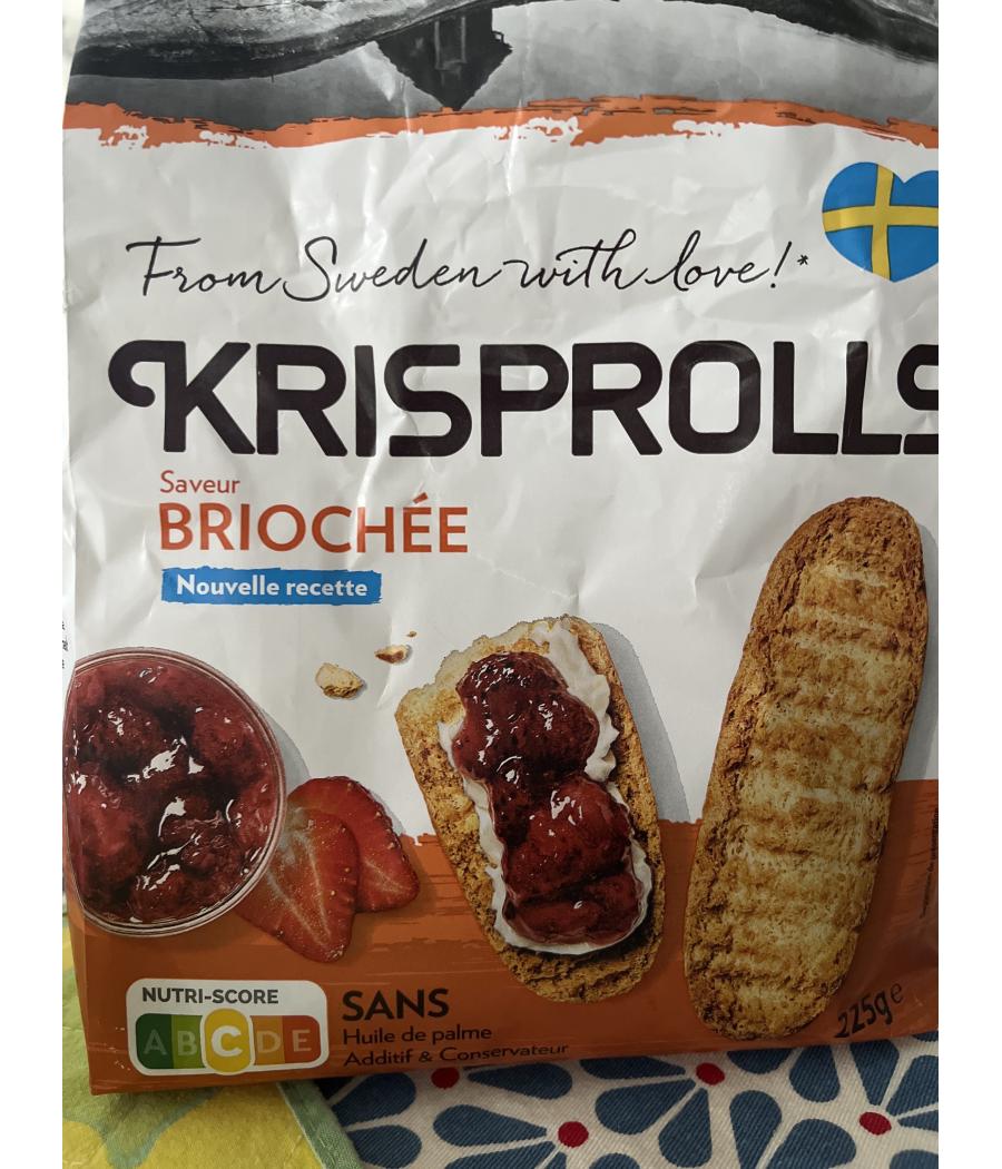 PETITS PAINS SUEDOIS BRIOCHEE KRISPROLLS 225G PETITS PAINS SUEDOIS BRIOCHEE KRISPROLLS 225G