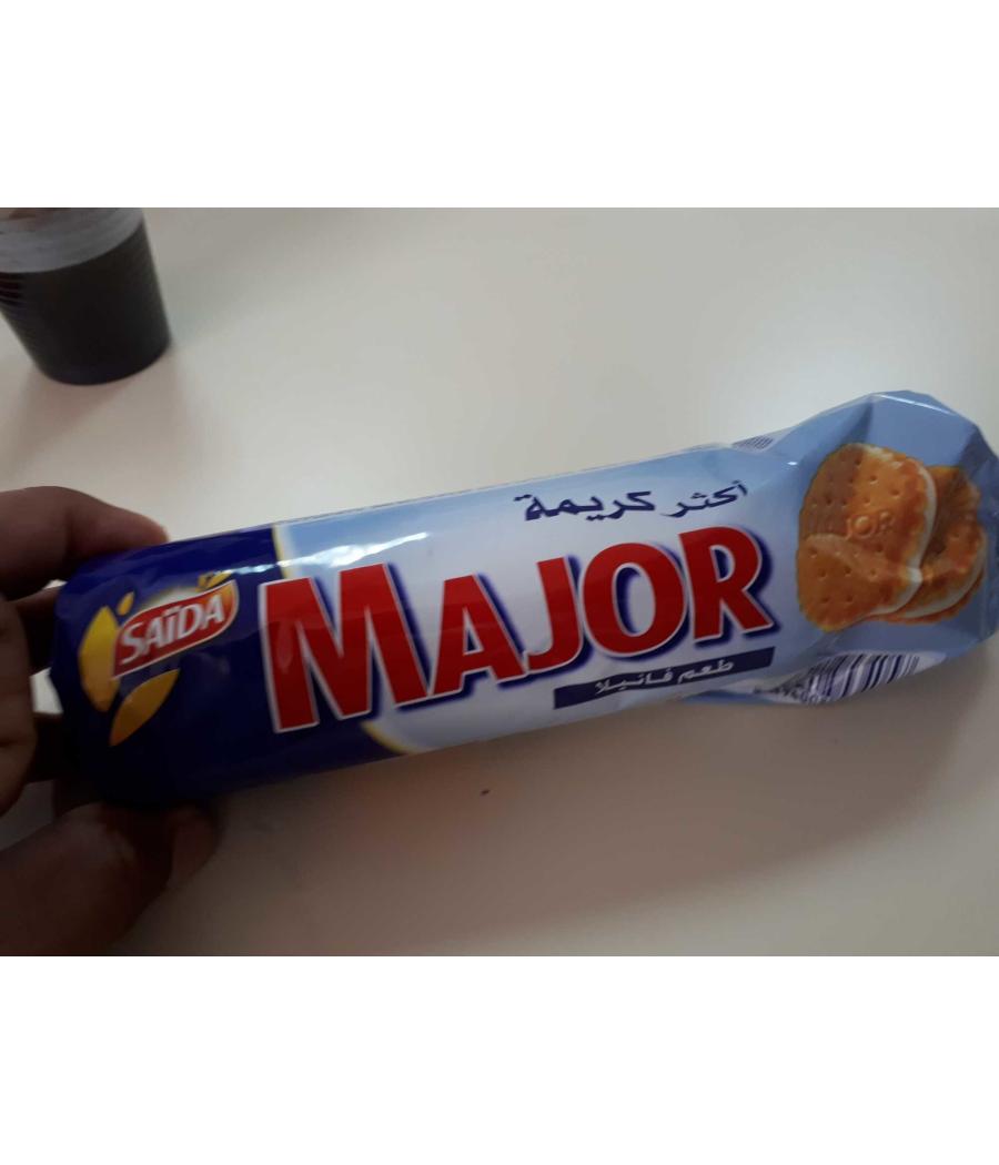 BISCUITS SAIDA MAJOR GOUT VANILLE 175 G BISCUITS SAIDA MAJOR GOUT VANILLE 175 G