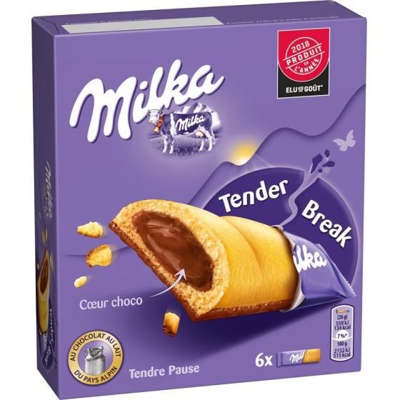 BISCUITS MILKA TENDER BREAK 6X26G - 156 G