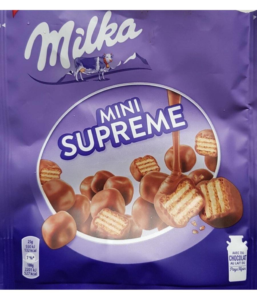 BISCUITS MILKA GAUFFRETTE ENROBES AU CHOCOLAT AU LAIT 110G BISCUITS MILKA GAUFFRETTE ENROBES AU CHOCOLAT AU LAIT 110G