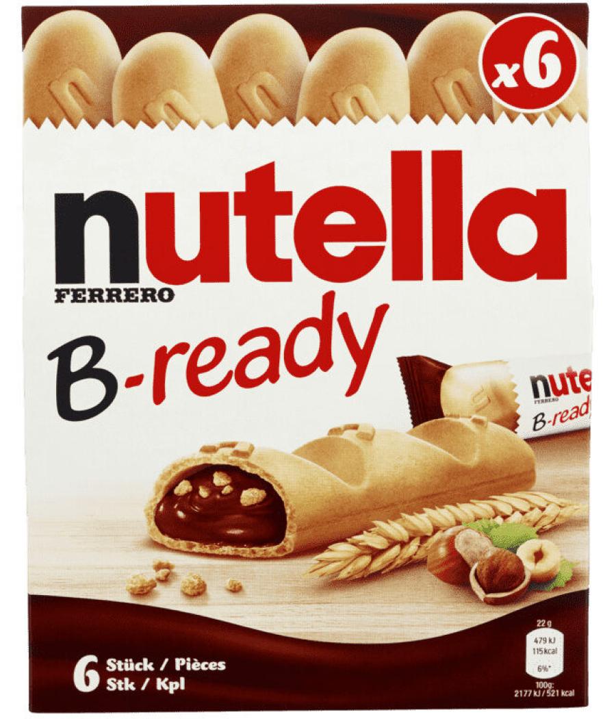 BISCUITS NUTELLA FOURRES NOISETTES ET CACAO 6X 132G BISCUITS NUTELLA FOURRES NOISETTES ET CACAO 6X 132G